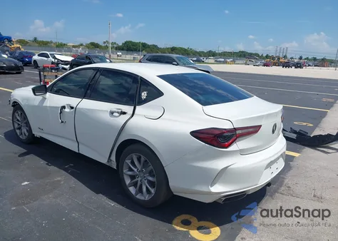 2021 Acura Tlx A-Spec Package из США, поврежденный, VIN 19UUB5F58MA003337